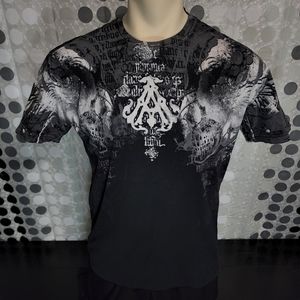 Archaic Altiere by Affliction Men's L distressed T-shirt